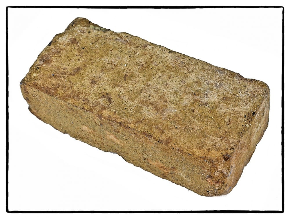 "cream city" break from a demolished pabst bottling building once standing within the brewery's sprawling complex.