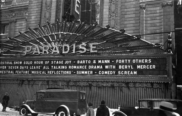 Paradise Theater, Chicago, IL - March 21, 1930